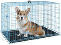 FDW | 30" Foldable Metal Dog Crate | Blue | Cage by FDW