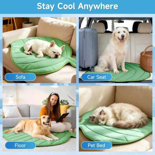 Paw Legend Dog Cooling Mat 35.4" x 43.3", Reversible Pet Cooling Pad Blanket - Image 7