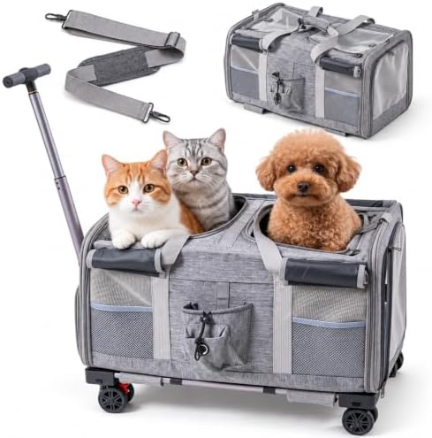 Large Cat Carrier for 2 Cats by Unknown