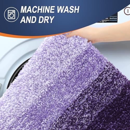 OLANLY Small Bathroom Rugs 24x16, Extra Soft Absorbent Microfiber Bath Rugs - Image 6