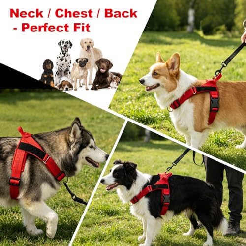 Pawly Lab Co No-Pull Harness, 3-Point Adjustable & Reflective（L） - Image 4