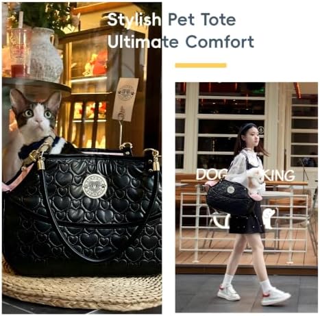 Dog Purse Carrier for Small Dogs up to 15 lbs, Puppy Tote Bag - Image 2