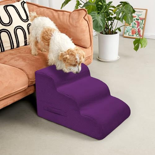 Mesa Lemon 4 Step Dog Stairs Pet Ramp - Image 2