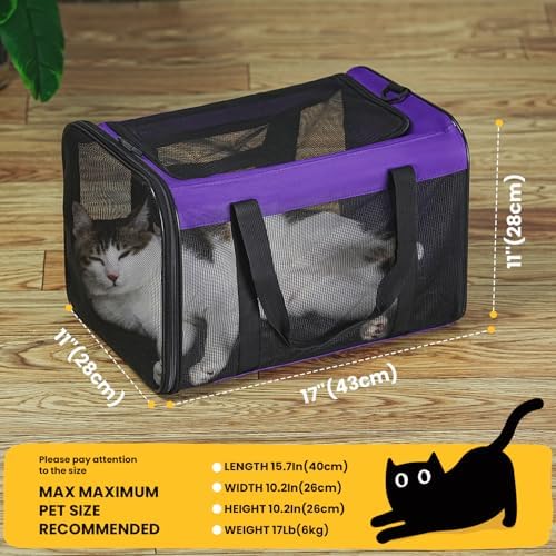 Conlun Cat Carrier Bag, Soft-Sided Pet Carriers - Image 2