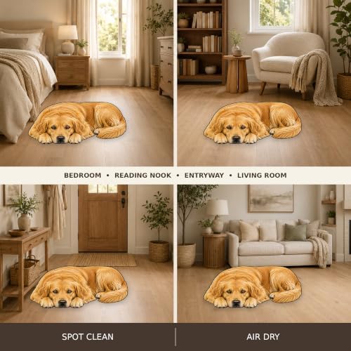3D Realistic Dog Shaped Bath Mat & Floor Rug - Image 6