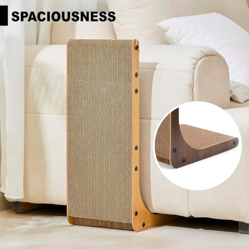 2-Pack L-Shaped Cat Scratching Board Cardboard Cat Scratcher - Image 6