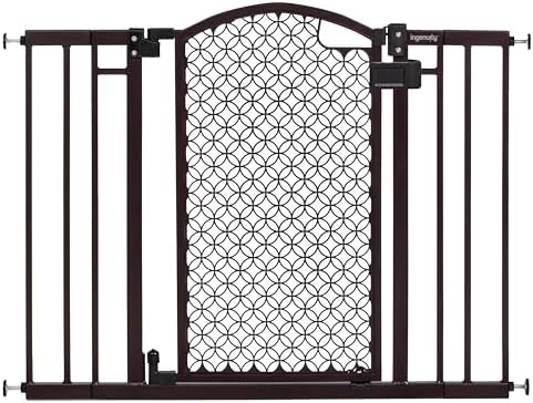 Ingenuity Decorative Panel Tall Baby Gate & Dog Gate, Hardware or Pressure by Ingenuity