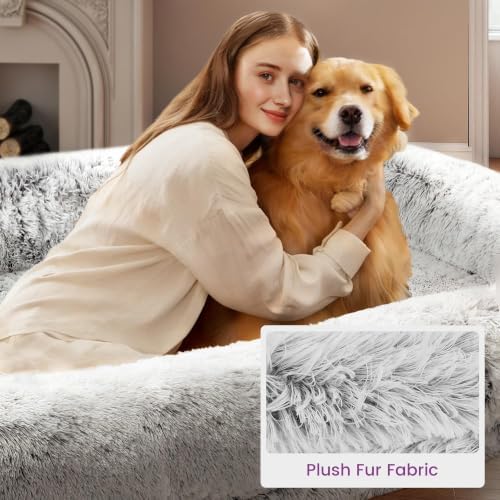 Murago Human Dog Bed for Adults, Light Grey - Image 3