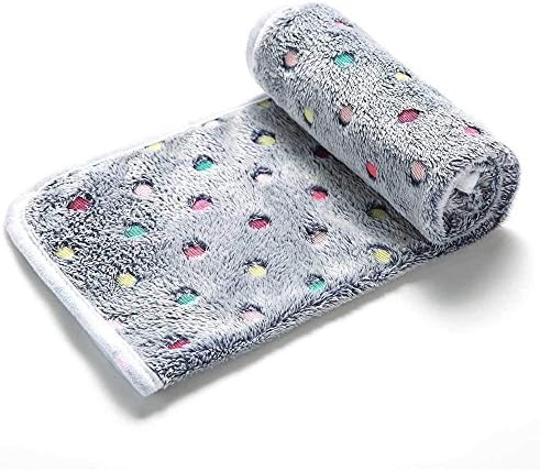 1 Pack 3 Blankets Super Soft Cute Dot Pattern Pet Blanket Flannel Throw - Image 3
