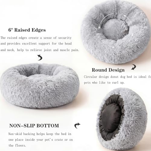 nononfish Comfortable Donut Dog Bed - Image 5