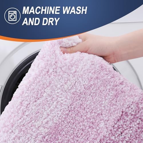 OLANLY Bathroom Runner Rug 45x27, Extra Soft Absorbent Microfiber Bath Rugs - Image 6