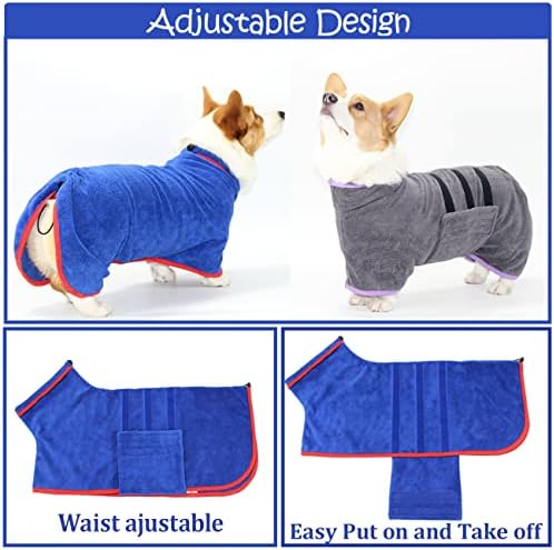 Dog Drying Coat, Microfiber Dog Drying Bag - Image 6