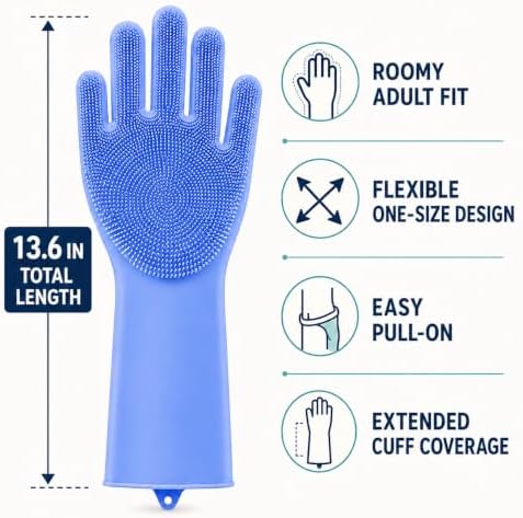 Silicone Dishwashing Gloves - Image 3