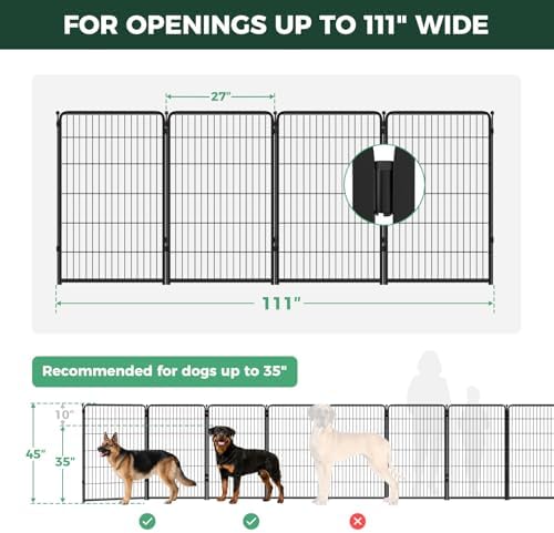 FXW Dog Gate, Extra Wide Adjustable - Image 5