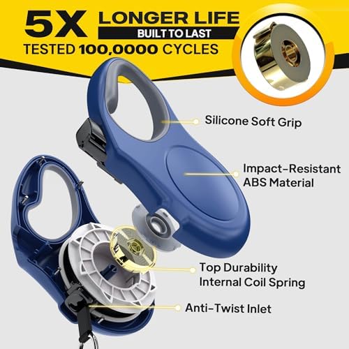 Fida Retractable Dog Leash, 10ft Heavy Duty Pet Walking Leash - Image 4