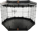 PJYuCien Puppy Playpen with Top Cover & Bottom Pad, 8 Panels 36" H by PJYuGienPetGarden
