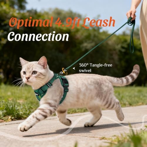 Dooradar Cat Harness and Leash Set, Adjustable and Escape Proof - Image 7