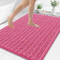 Smiry Bathroom Rugs 48X32, Extra Soft Rubber Backing Chenille Bath Mats by Smiry