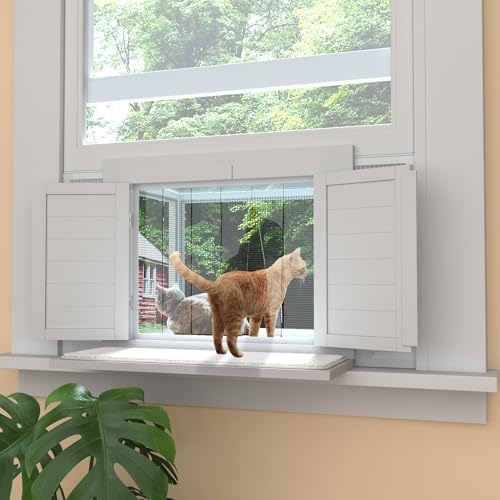 GDLF Cat Window Box, Mosquito Proof Cat Window Catio, Min Height 20" - Image 2