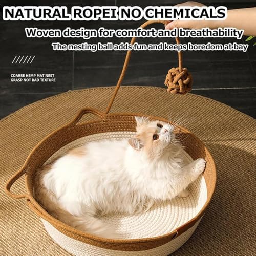 Instinct Basket, Stimuli Handwoven Cat Basket - Image 3