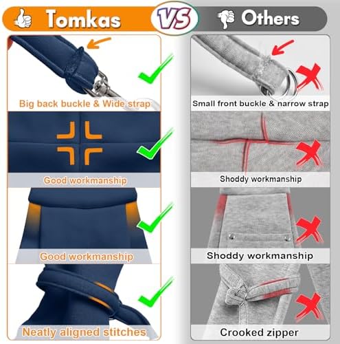 Tomkas Small Dog Cat Sling Carrier Puppy Purse Travel Wrap Soft Crossbody Pet - Image 5