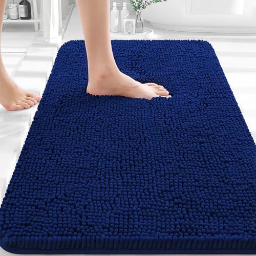 OLANLY Bathroom Rugs 30x20, Extra Soft Absorbent Chenille Bath Rugs by OLANLY