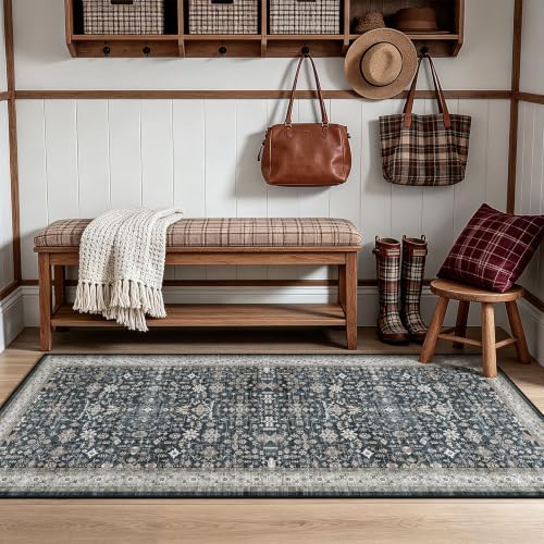 Washable Area Rug 3x5 for Bedroom Kitchen by WelcometoBabovid