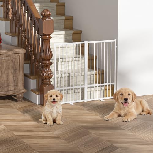 SNUOWU Full Metal Freestanding Dog Gate - Image 5