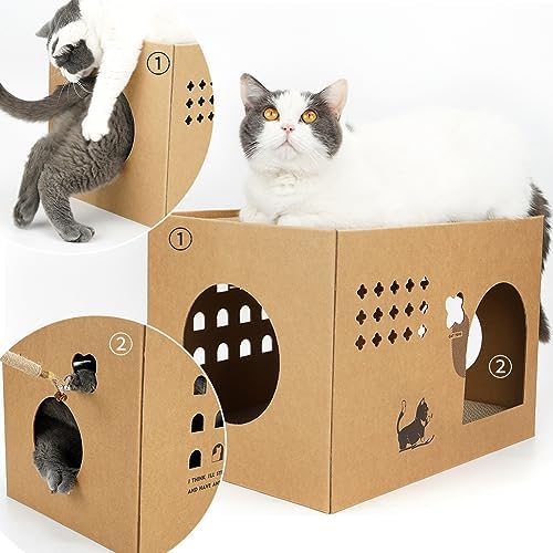 ARGOPET Cat Cardboard House - Image 6