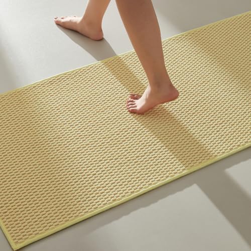 TYUU Bathroom Runner Rugs, Long Bath Mat Runner Washable Thin Quick Dry Low by TYUU