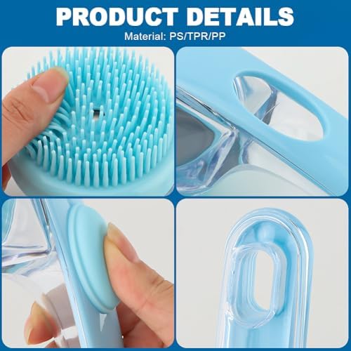 Pet Bath Brush, 2 in 1 Dog Bath Brush - Image 7