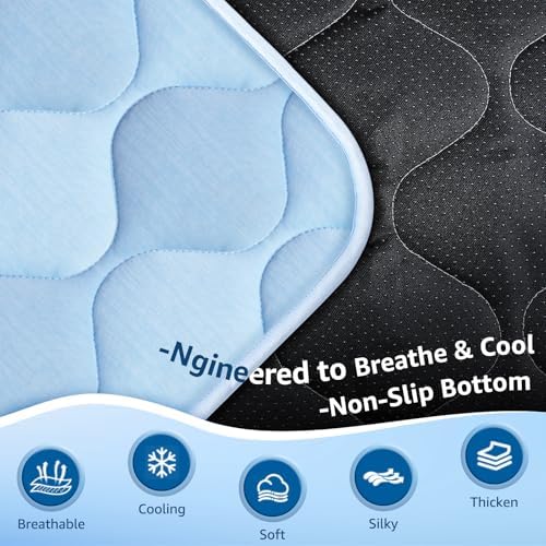 Dog Cooling Mat for Large Dogs, Long-Lasting Cool Pad for Dogs Outdoor & Indoor - Image 3