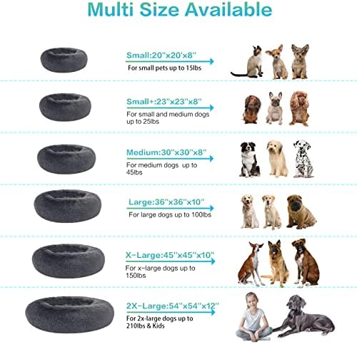 SAVFOX 30 inches Calming Donut Dog Bed - Image 5
