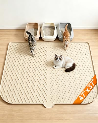 Cat Litter Mat, Silicone Mat by Vacqueen