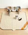 Cat Litter Mat, Silicone Mat by Vacqueen