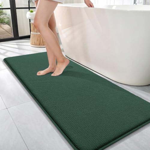 OLANLY Memory Foam Bathroom Runner Rugs 47x17, Long Mats by OLANLY