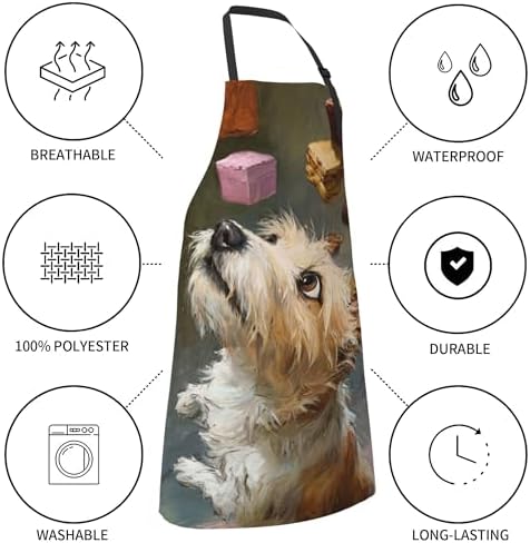 Art Apron with Pocket for Women Men - Image 3