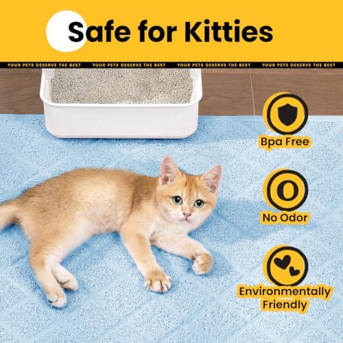 Conlun Cat Litter Mat Litter Trapping Mat, Premium Durable PVC Grid Mesh - Image 7