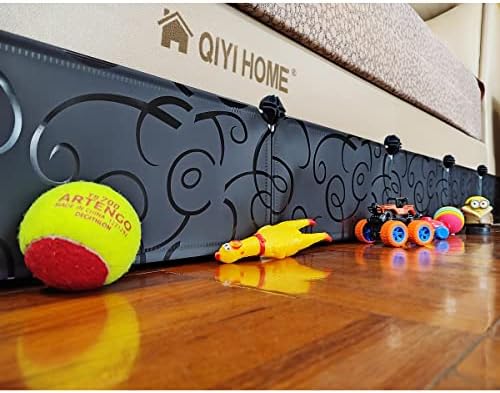 Under Bed Blocker for Pets, Gap Bumper for Under Bed, Stop Things Going Under by QIYIHOME
