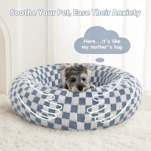 BFPETHOME Large Washable Cozy Donut Dog Beds - Image 6