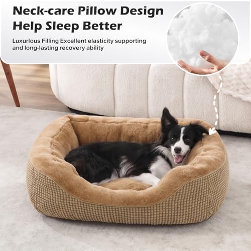 INVENHO Dog Bed Medium Size, Orthopedic Warming Soft Calming Sleeping Durable - Image 7