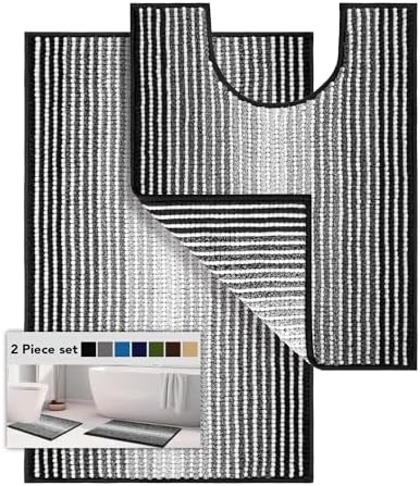 BSICPRO Bathroom Rugs Sets 2 Piece by BSICPRO
