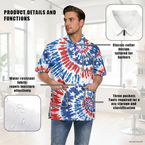 Funny Print Barber Jackets & Smocks - Image 5