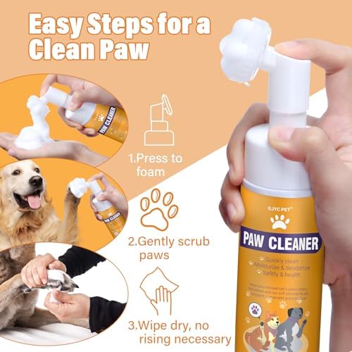 Dog Paw Cleaner for Dogs & Cats, No-Rinse Foam Cleanser - Image 3