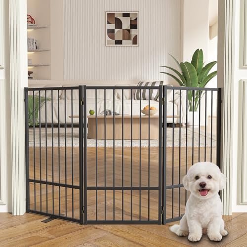 SNUOWU Full Metal Freestanding Dog Gate - Image 2