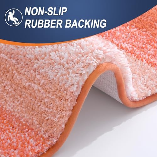 OLANLY Bathroom Runner Rug 54x24, Extra Soft Absorbent Microfiber Bath Rugs - Image 5