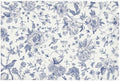 Giwawa Chinoiserie Flower Bath Rug Blue Leaves Bathroom Mat 16"x24" Soft Plush by Giwawa