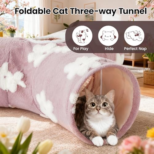 Tempcore Cat Tunnel, 3-Way Collapsible Toy - Image 6