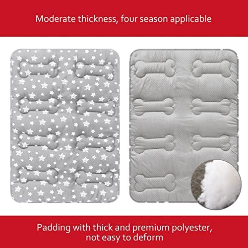 Dog Crate Mat 2 Pack, Soft Dog Bed Pad Mat - Image 2