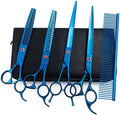 Moontay 8" Professional Dog Grooming Scissors Set of 5 by Moontay